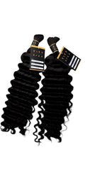 Cheveux vierges ondulés profonds (tressage en vrac)