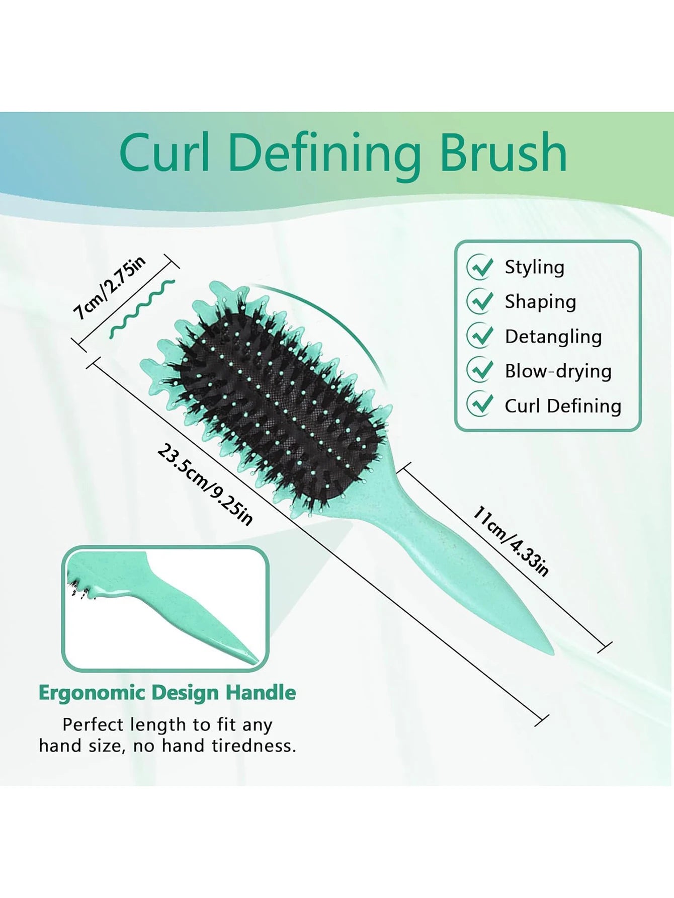 Curly Hair Detangling Brush