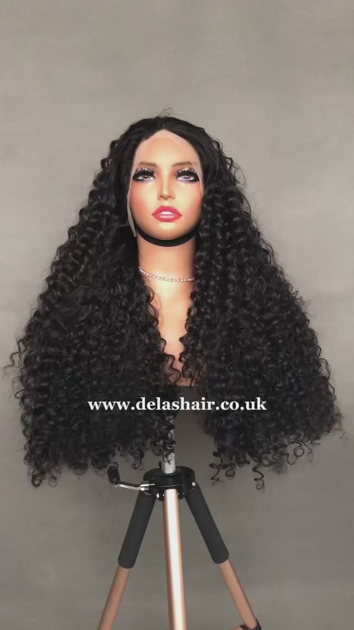 13x6 Cambodian Curly HD Lace Frontal Wig