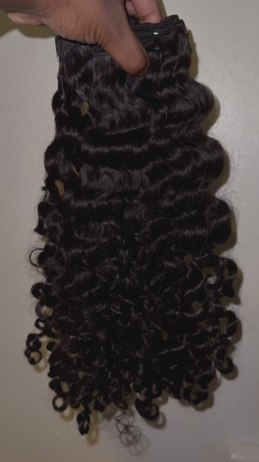 Raw Cambodian Curly (Double Drawn)